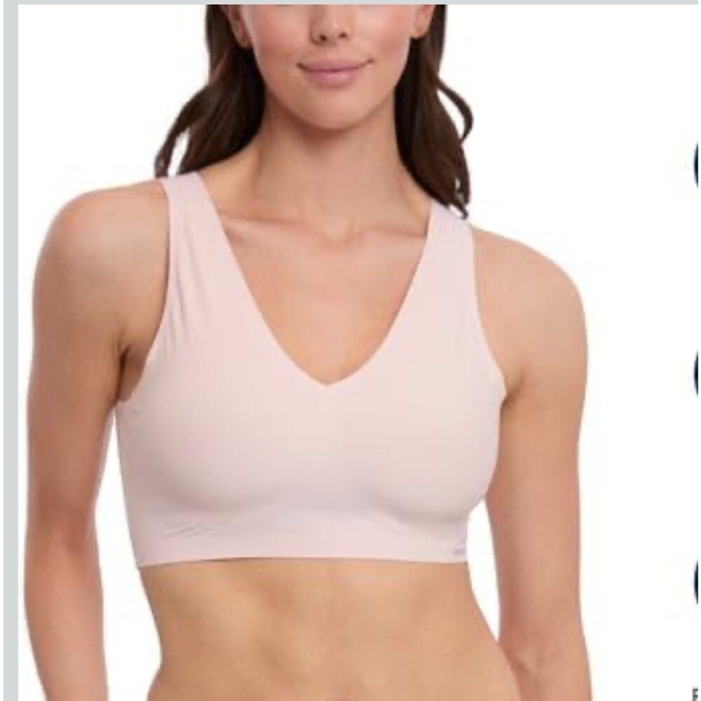 Nautica Wireless Bra Laser Lounge No-Show Everyday Comfort Bralette 2X